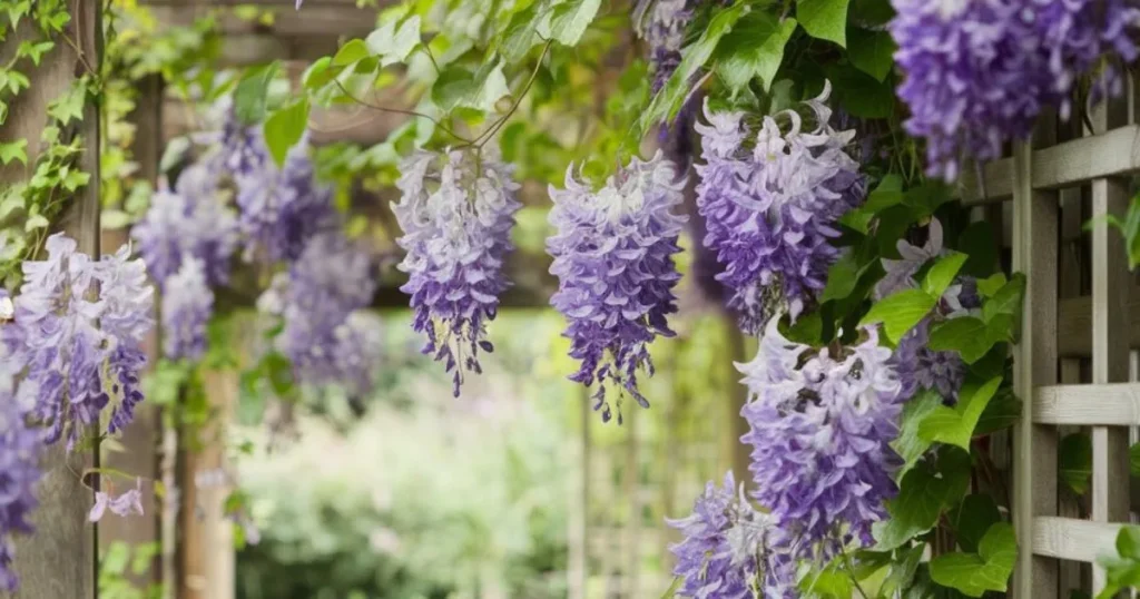 purple climbing vines