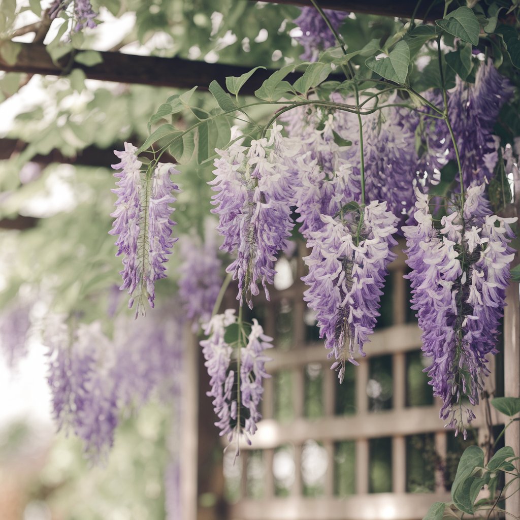 photo of a wisteria plant in bloom the plant